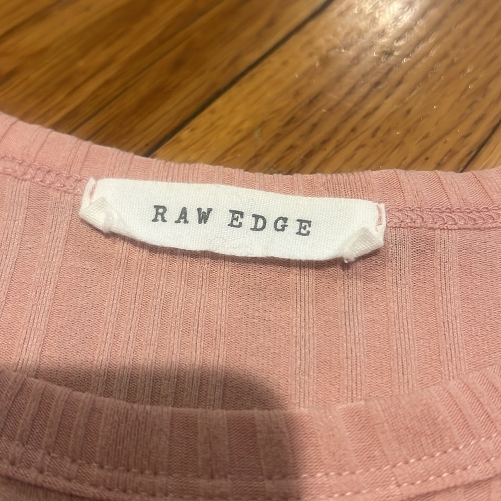 Raw Edge Ruffled & Ribbed Rainbow Tank (Medium) - Picture 8 of 9